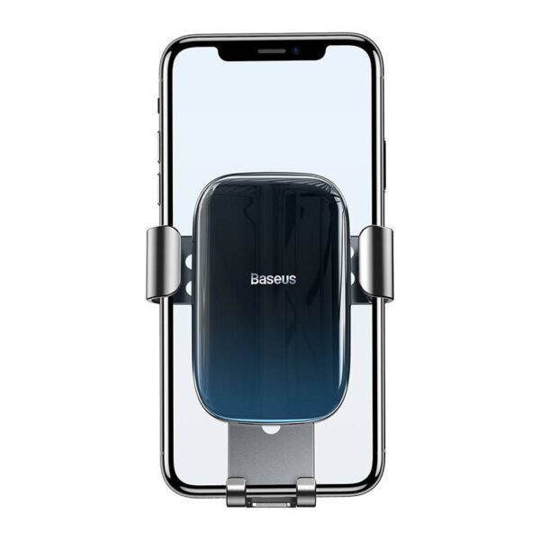 Baseus Glaze gravitational car holder for ventilation grid, aluminum (black) - Image 5