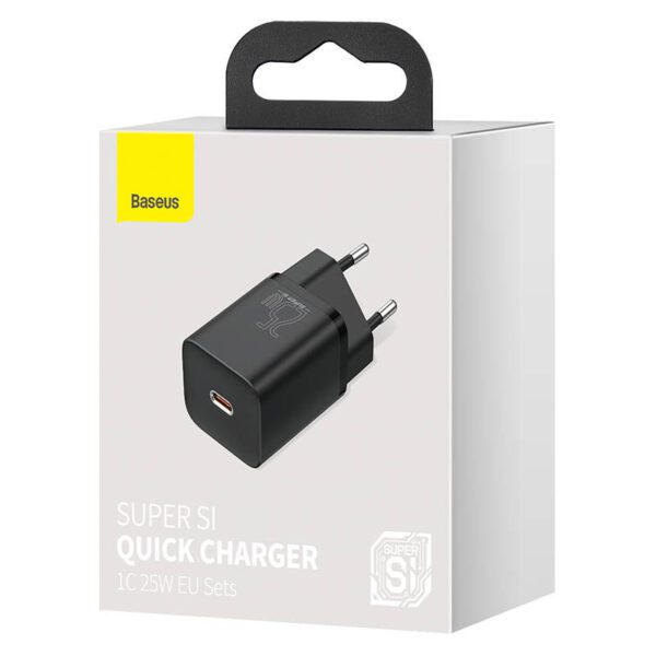 Baseus Super Si Quick Charger 1C 25W (black) - Image 8