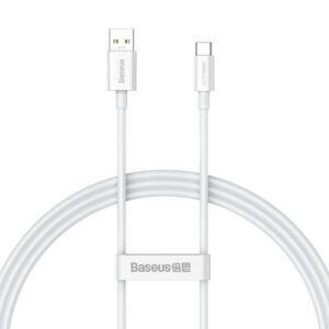 Baseus Superior Series Cable USB to USB-C, 65W, PD, 1m (white)