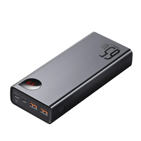 Powerbank Baseus Adaman Metal 20000mAh PD QC 3.0 65W 2xUSB + USB-C + micro USB (Black) - Image 6