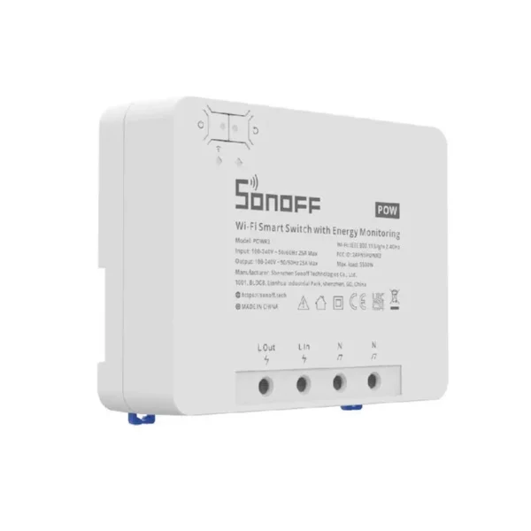 Sonoff POWR3 smart WiFi switch with current measurement function - Image 3