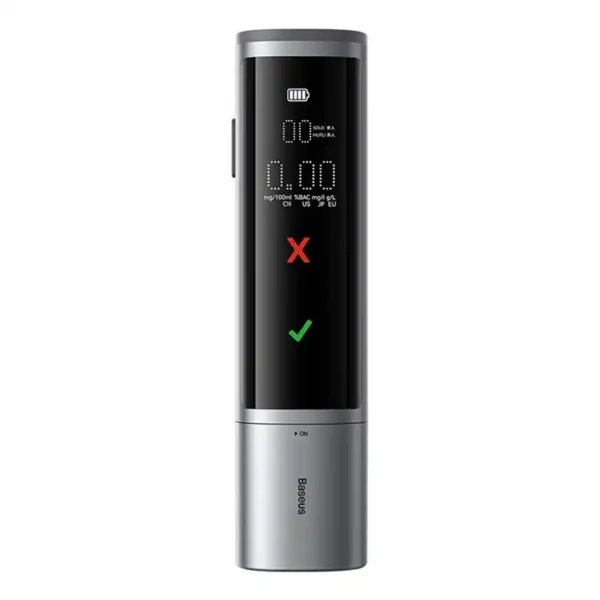 Electronic Breathalyzer Baseus SafeJourney Pro (Grey) - Image 3
