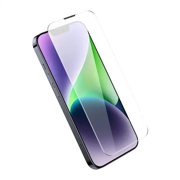Tempered Glass Baseus Corning for iPhone 13 Pro Max/14 Plus with built-in dust filter - Image 5