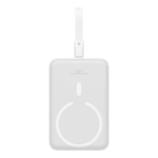 Powerbank Baseus Magnetic Mini 10000mAh, Lightning 20W MagSafe (white) - Image 2