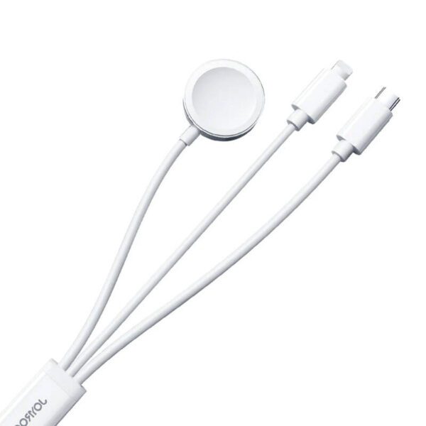 Apple Watch Magnetic Charger Joyroom S-IW008 Lightning + USB-C 5V 1.2m (White) - Image 2