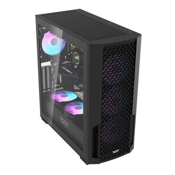 Computer case Darkflash DF2100 + 4 ARGB fans (black) - Image 3