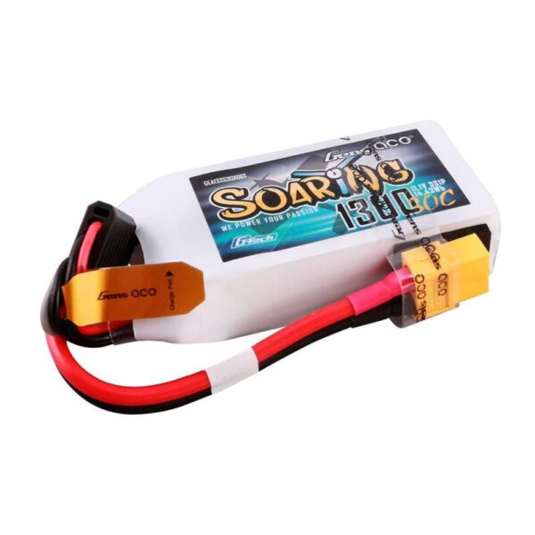 Gens ace G-Tech Soaring 1300mAh 11.1V 30C 3S1P Lipo Battery - Image 2