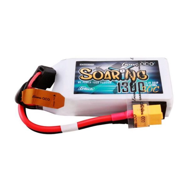 Gens ace G-Tech Soaring 1300mAh 11.1V 30C 3S1P Lipo Battery - Image 3