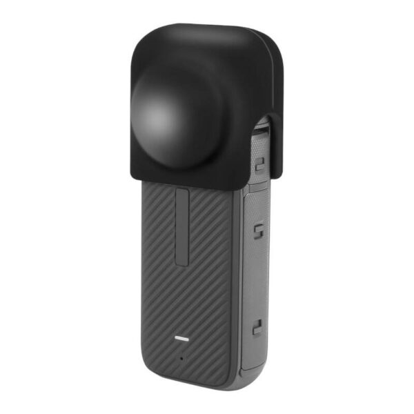 PULUZ silicone lens cover for Insta360 X4 / X5 (black) - Image 4