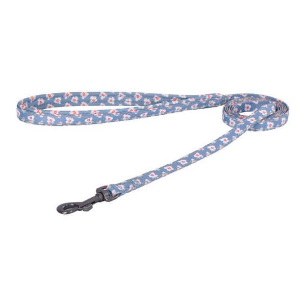Dogness walking set leash 1,5m +harness for dog (light blue) - Image 3