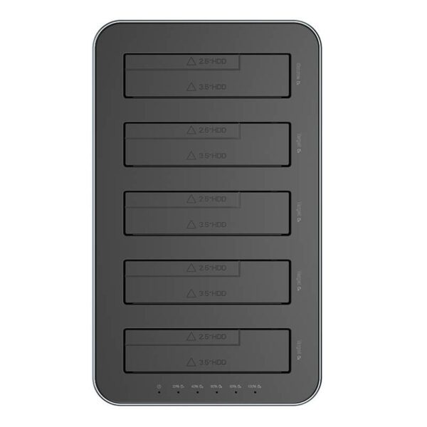 Orico docking station for 2.5" / 3.5" HDD / SSD, 5Gbps, USB-C to USB-C/A with cloning function (black) - Image 3