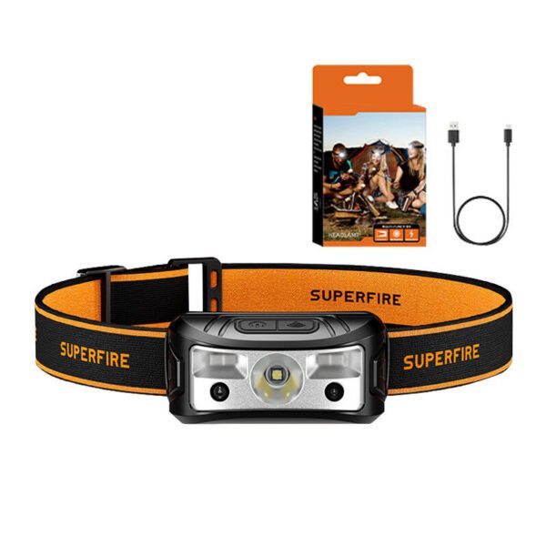 Superfire HL05-K headlamp flashlight, 120 lm, 100 m, 7 modes - Image 3