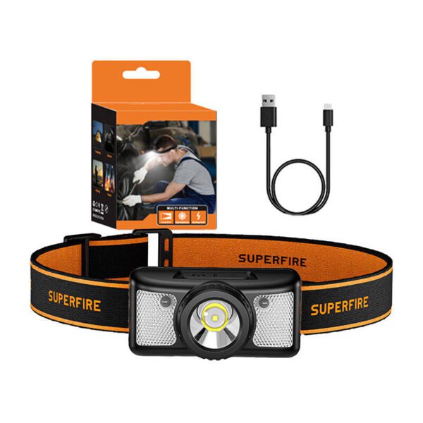 Superfire HL91-X headlamp flashlight, 200 lm, 220 m - Image 3