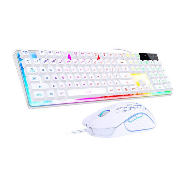 MageGee K1 wired keyboard + mouse set (white) (QWERTY)