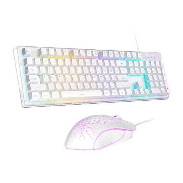 MageGee K1 wired keyboard + mouse set (white) (QWERTY) - Image 2