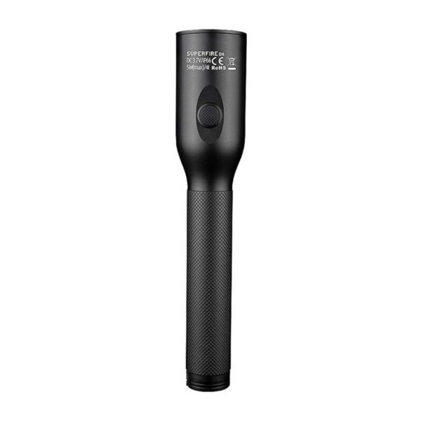 Superfire D6 flashlight, 220 lm, 210 m range, 4 modes - Image 2