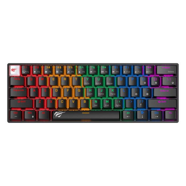 Havit KB903L wired mechanical / gaming RGB keyboard (black) (QWERTY)