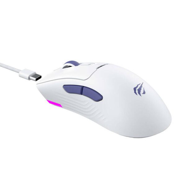 Havit MS966 RGB wired gaming mouse (white) - Image 2