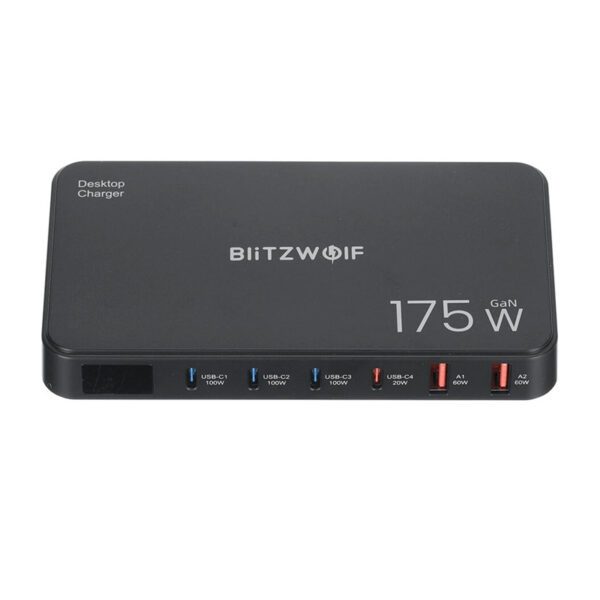 Blitzwolf BW-S30 6-in-1 Charging Station 4xUSB-C + 2xUSB 175W - Image 4
