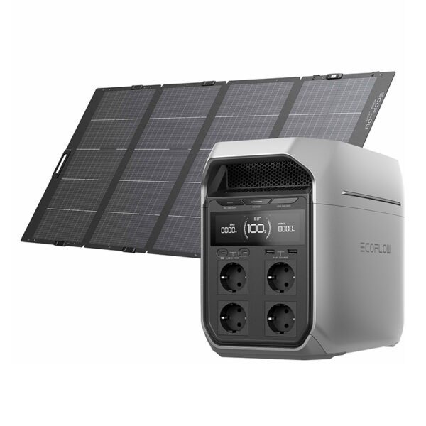 Set: EcoFlow Delta 3 Plus power station + 400W photovoltaic panel. - Image 2