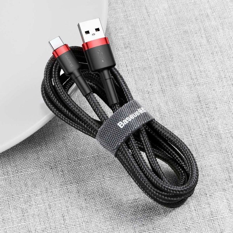 Baseus Cafule USB-C cable 2A 3m (Black+Red) - Image 6