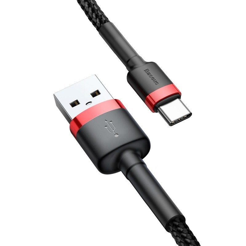 Baseus Cafule USB-C cable 2A 3m (Black+Red) - Image 4