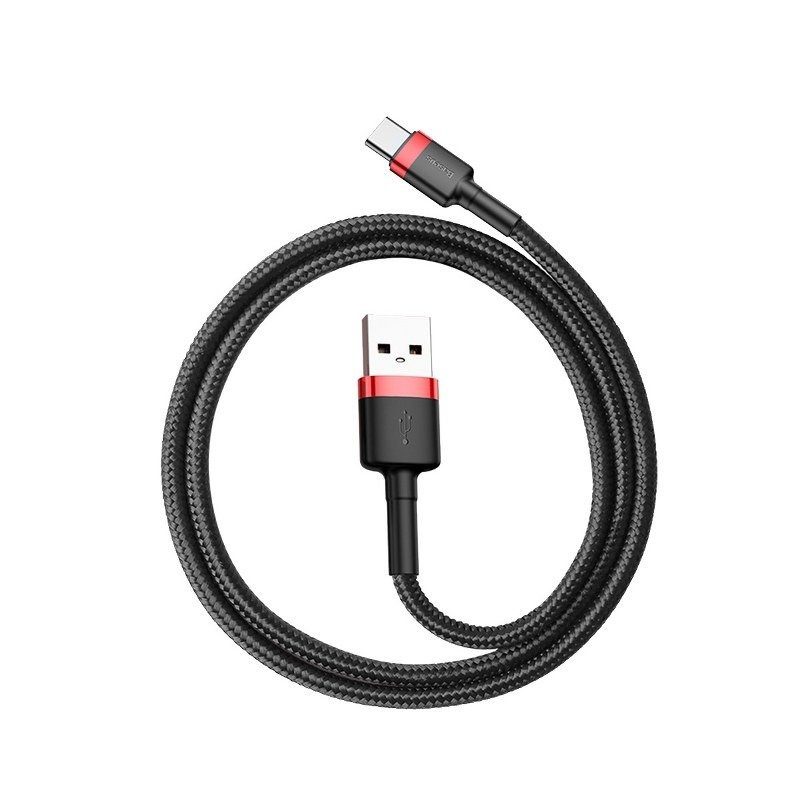 Baseus Cafule USB-C cable 2A 3m (Black+Red) - Image 3