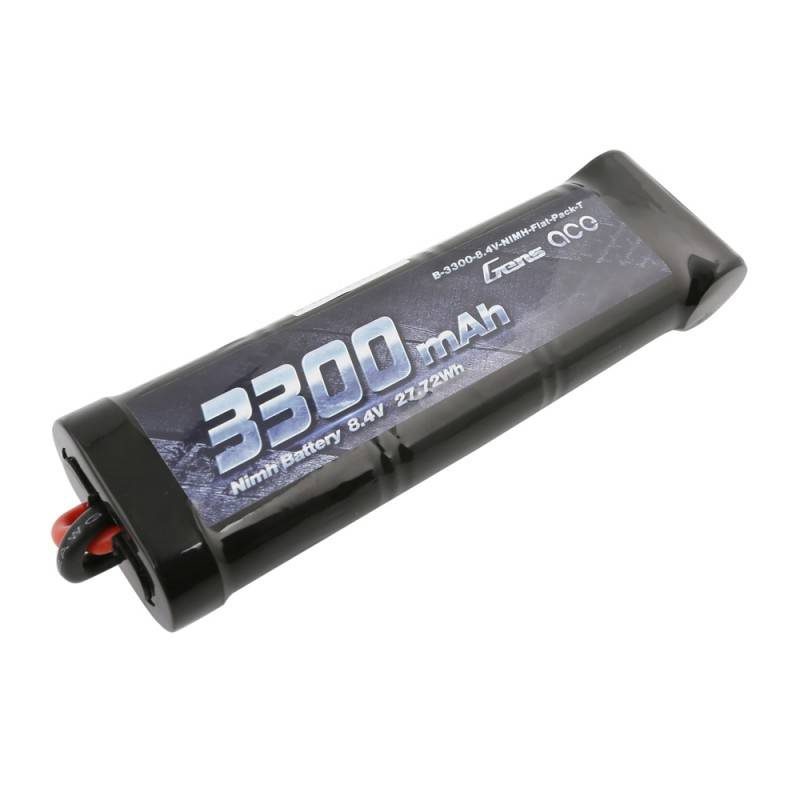 Battery Gens Ace 3300mAh 8,4V NiMH Flat T Plug - Image 2