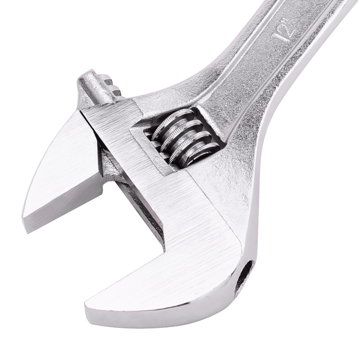 Adjustable Spanner 12" Deli Tools EDL012A (silver) - Image 2