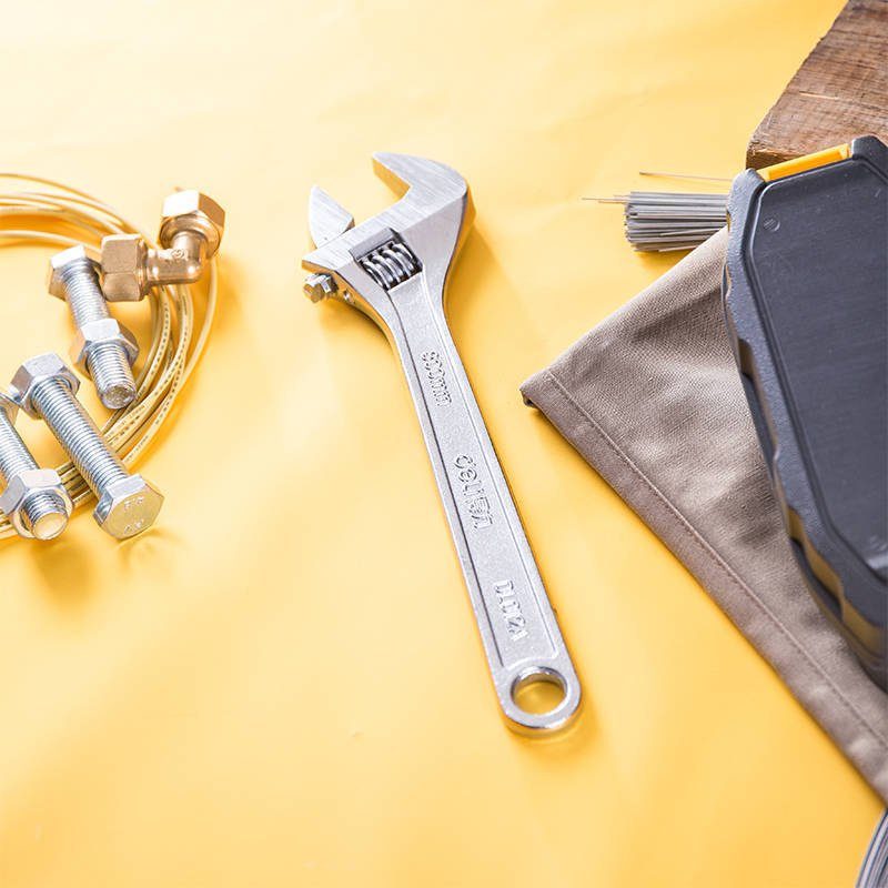 Adjustable Spanner 12" Deli Tools EDL012A (silver) - Image 4