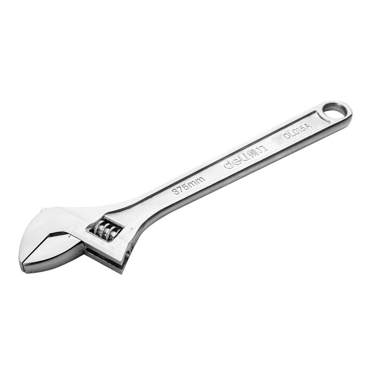 Adjustable Spanner 15" Deli Tools EDL015A (silver) - Image 3