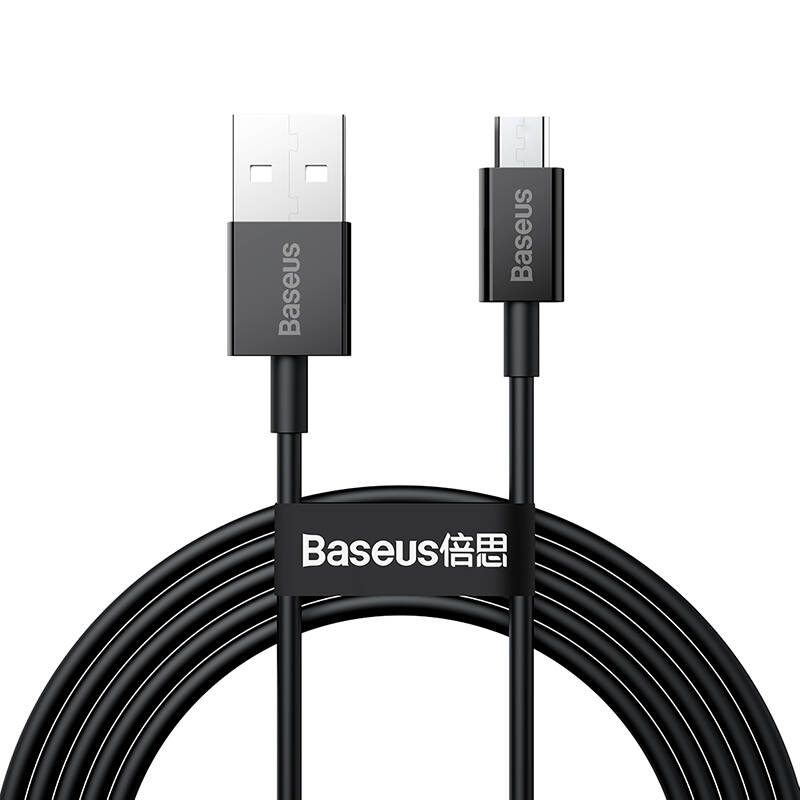 Baseus Superior Series Cable USB to micro USB, 2A, 2m (black) - Image 2