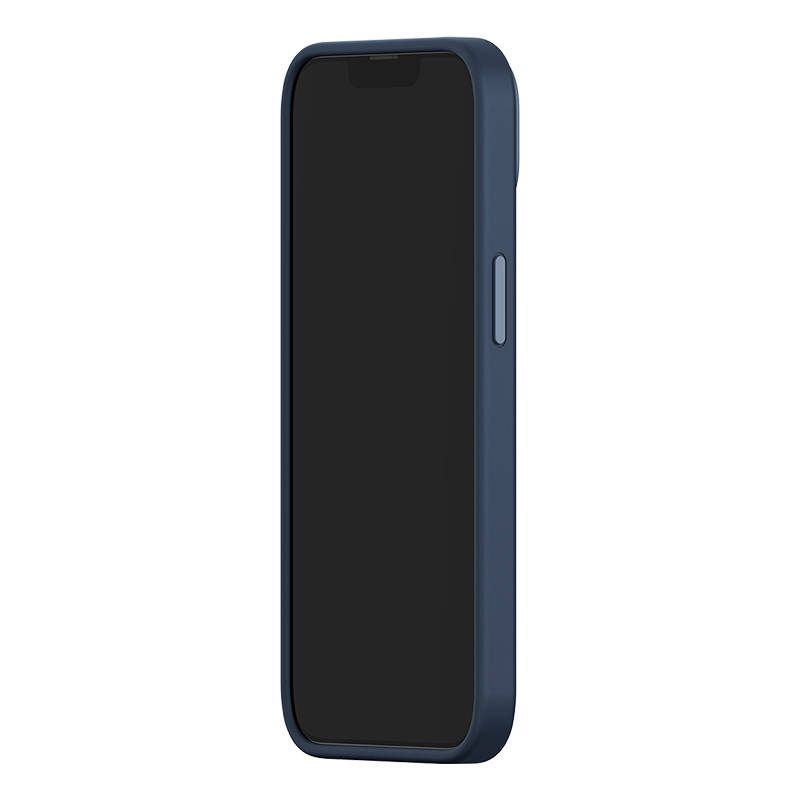 Baseus Liquid Silica Magnetic Case and Tempered Glass set for iPhone 14 Plus (blue) - Image 5