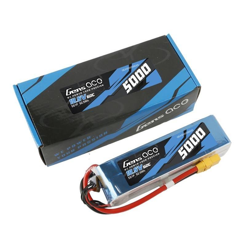 Akumulator LiPo Gens Ace Bashing 5000mAh 18.5V 60C 5S1P - XT90 - Image 5