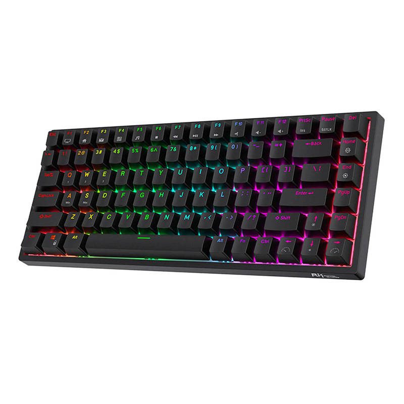 Royal Kludge RK84 RGB Mechanical Keyboard, Red switch (black) (QWERTY) - Image 2