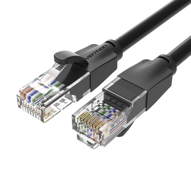 Network Cable UTP CAT6 Vention IBEBK RJ45 Ethernet 1000Mbps 8m (black) - Image 2