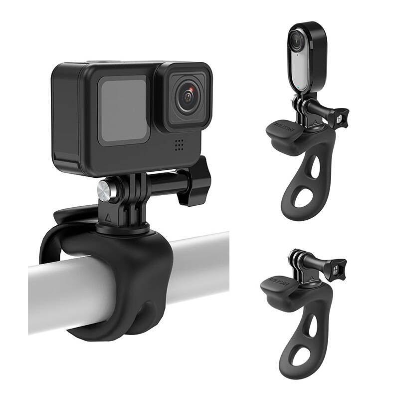 Multifunctional ring mount TELESIN for action cameras (black) - Image 2