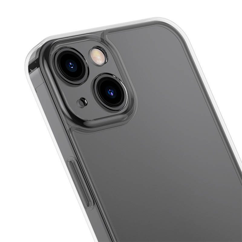 Baseus Frosted Glass Case for iPhone 13 Pro (black) + tempered glass - Image 6