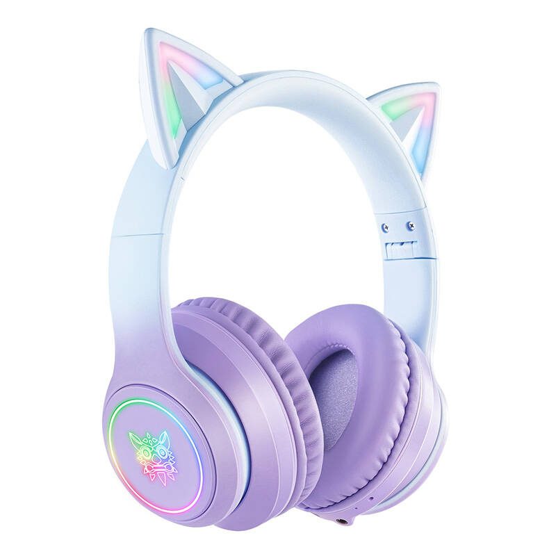 ONIKUMA B90 Gaming headset (Blue/Purple) - Image 5