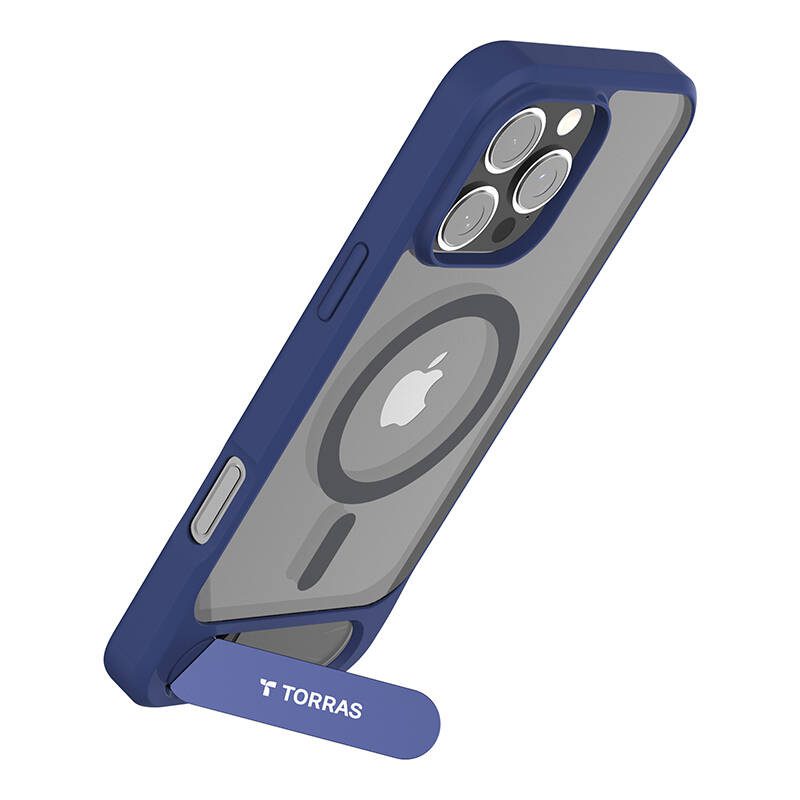 Torras Pstand Series Case for iPhone 16 Pro (Blue) - Image 2