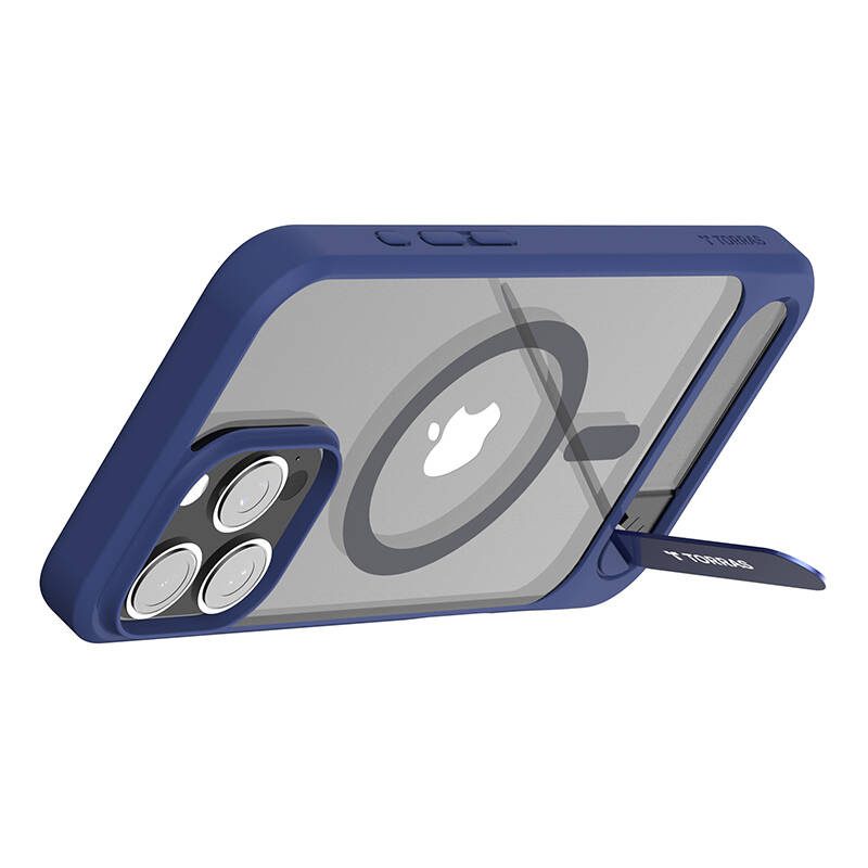 Torras Pstand Series Case for iPhone 16 Pro (Blue) - Image 3