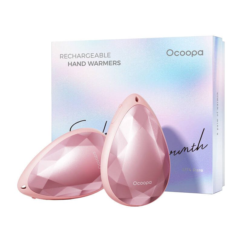 Ocoopa UT4 Rare 2x2000 mAh hand warmer, USB-C, pink - Image 3