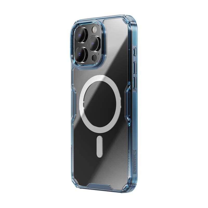 Nillkin Nature TPU Pro Magnetic iPhone 16 Pro Case (blue) - Image 3