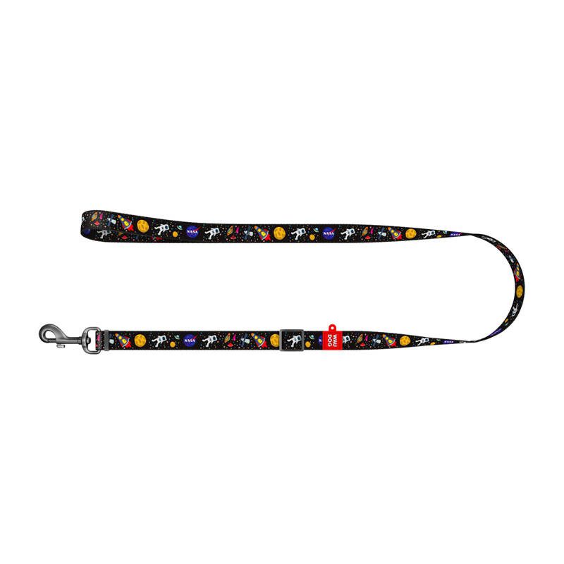 Waudog nylon dog leash, pattern "NASA21", width 20 mm, length 122 cm. - Image 2