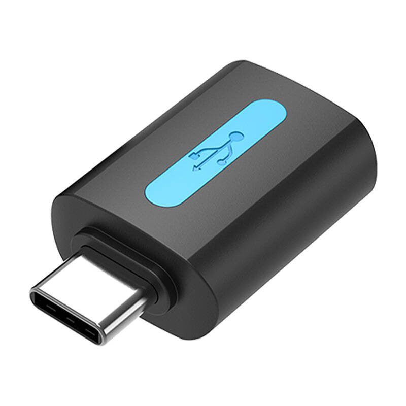 Vention USB Adapter CDTB0, USB-C male to USB 2.0 female (black) - Image 2