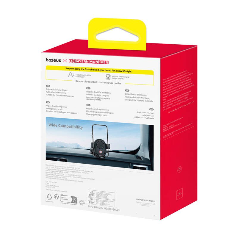 Baseus UltraControl Car Holder (black) Bayern Edition - Image 5