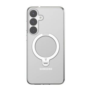 Torras Ostand Spin Series phone case for Samsung S25 (transparent)