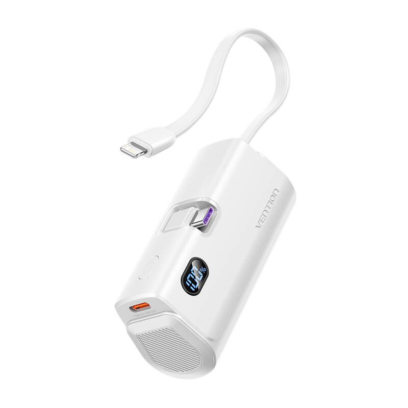 Powerbank Vention LED display 4800mAh 22.5W FHQW0 (white) - Image 2