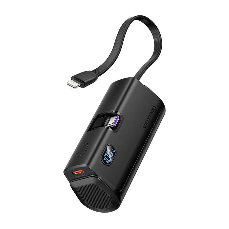 Powerbank Vention LED display 4800mAh 22.5W FHQB0 (black) - Image 2