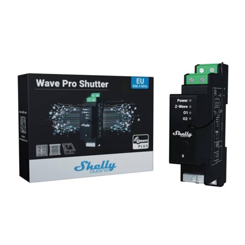 DIN relay with energy measurement Shelly Qubino Wave Pro Shutter - Image 2